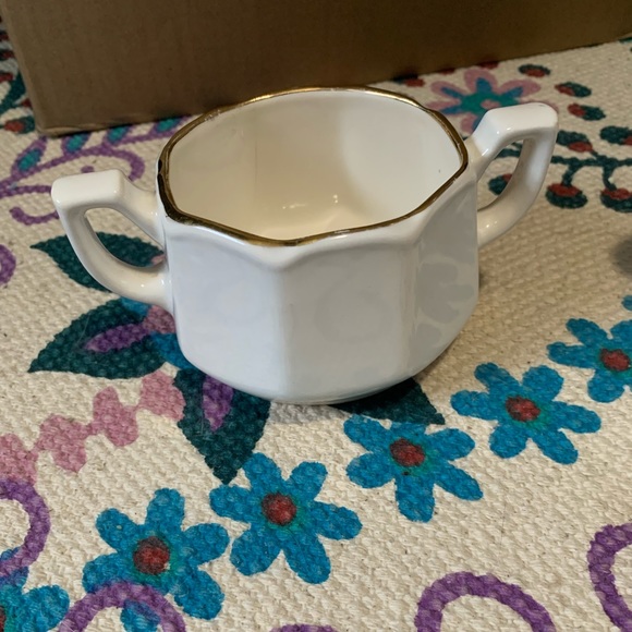 Vintage cream & sugar set - Picture 8 of 8